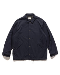 ATON Coach Jacket Vintage Nylon Twill Navy, Outerwear