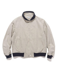 Engineered Garments LL Jacket Cotton Seersucker Navy/ Natural, Outerwear