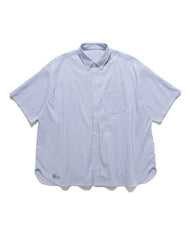 FreshService Dry Oxford Corporate S/S B.D Shirt Blue Stripe, Shirts