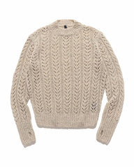 J.L-A.L Redos Knitted Jumper Cream, Sweaters