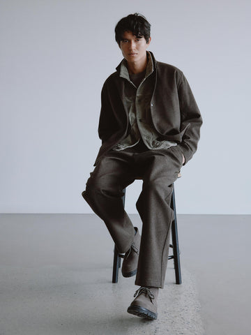 HAVEN Bureau Jacket - Loro Piana Storm System® 3L Wool Charcoal, Jackets