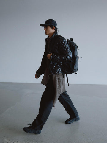 HAVEN / NANGA Skyline Shirt Jacket - Nylon Ripstop / Goose Down Black, Down Jackets