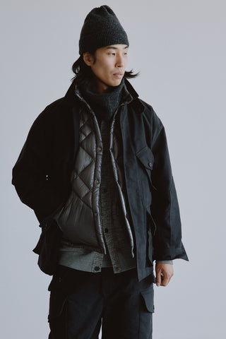 HAVEN / NANGA Skyline Vest - Nylon Ripstop / Goose Down Black, Vests