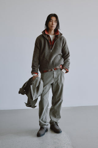 HAVEN Station Pant - Corduroy Sulfur Dye Taupe, Pants
