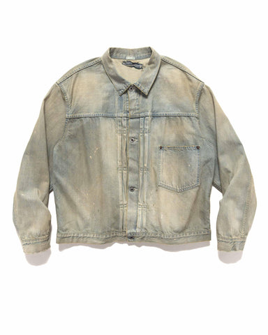 A.PRESSE 1st Type Denim Jacket Bleach, Outerwear