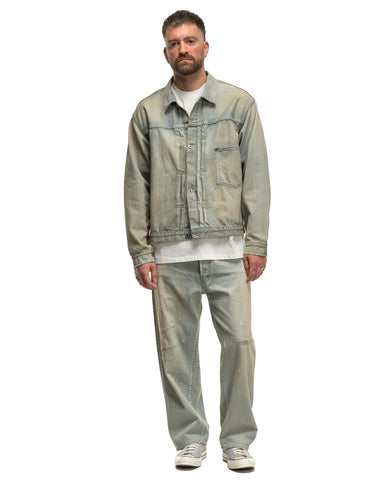 A.PRESSE 1st Type Denim Jacket Bleach, Outerwear