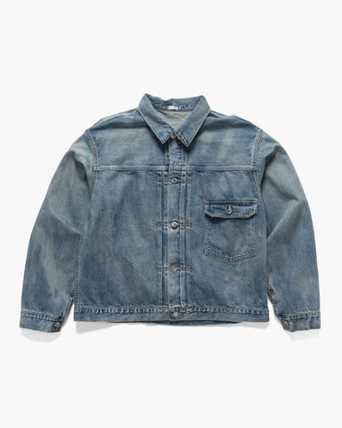 A.PRESSE 1st Type Denim Jacket Indigo, Outerwear