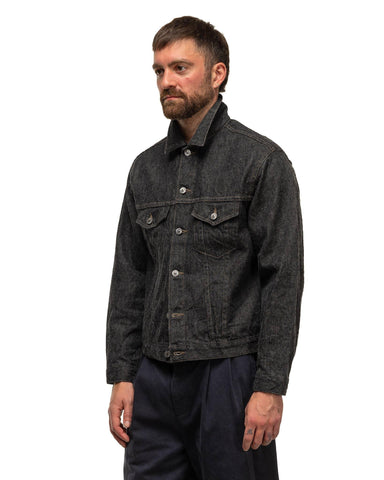 A.PRESSE Black Denim Trucker Jacket, Outerwear