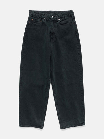 A.PRESSE Black Washed Wide Denim Pants, Jeans