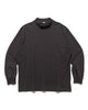 A.PRESSE Cashmere Blend Turtle Neck L/S T-Shirt Charcoal, T-Shirts