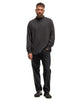 A.PRESSE Cashmere Blend Turtle Neck L/S T-Shirt Charcoal, T-Shirts