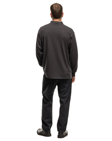 A.PRESSE Cashmere Blend Turtle Neck L/S T-Shirt Charcoal, T-Shirts