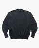 A.PRESSE Cotton Knit L/S T-Shirt Black, Knits