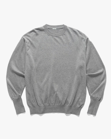 A.PRESSE Cotton Knit L/S T-Shirt Grey, Knits