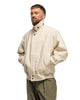 A.PRESSE Harrington Jacket Ecru, Outerwear