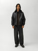 A.PRESSE Leather A-1 Flight Jacket Black, Leather Jackets