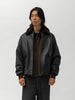 A.PRESSE Leather A-1 Flight Jacket Black, Leather Jackets