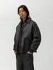 A.PRESSE Leather A-1 Flight Jacket Black, Leather Jackets
