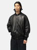 A.PRESSE Leather L2-B Flight Jacket Black, Leather Jackets