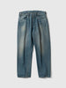A.PRESSE No.22 Washed Wide Denim Pants Indigo, Jeans