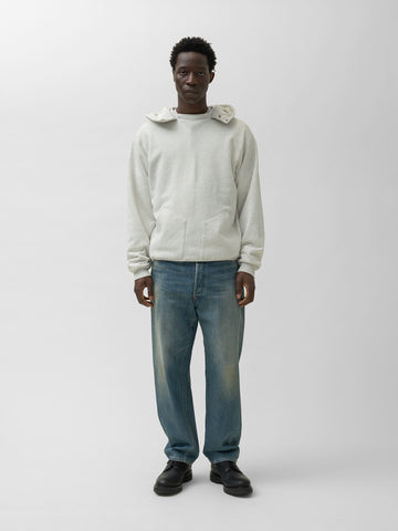 A.PRESSE No.22 Washed Wide Denim Pants Indigo, Jeans
