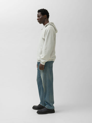 A.PRESSE No.22 Washed Wide Denim Pants Indigo, Jeans