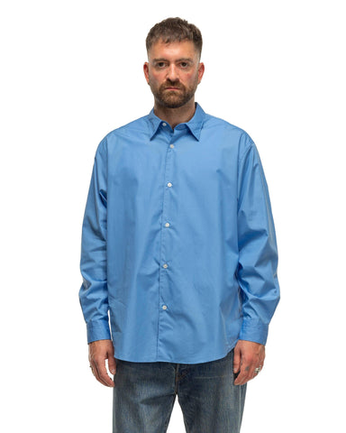 A.PRESSE Regular Collar Shirt Sax, Shirts