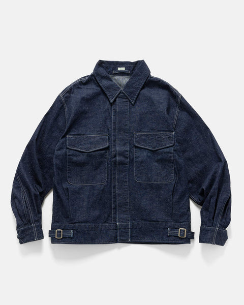 A.PRESSE Royal Canadian Navy Denim Work Jacket Indigo, Jackets