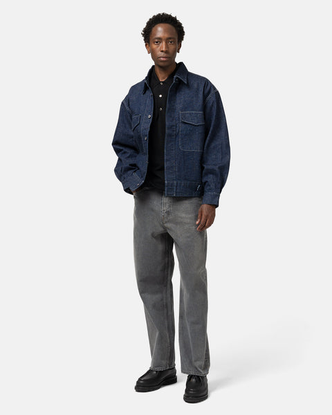 A.PRESSE Royal Canadian Navy Denim Work Jacket Indigo, Jackets