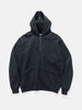 A.PRESSE Sailor Hood Half Zip Sweatshirt Black, swear