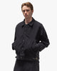 A.PRESSE Silk Nep A-1 Jacket Black, Outerwear