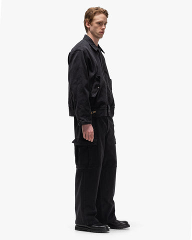 A.PRESSE Silk Nep US Coast Guard ODU Trousers Black, Bottoms