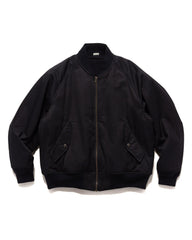 A.PRESSE Silk Padding Jacket Dark Navy, Outerwear