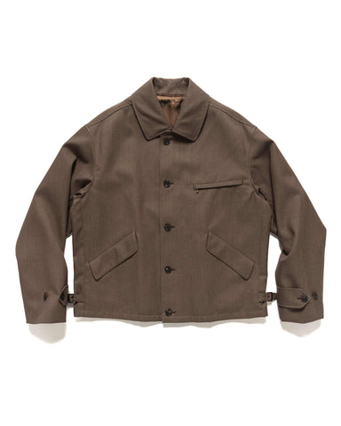 A.PRESSE Top Kersey Sports Jacket Brown, Outerwear