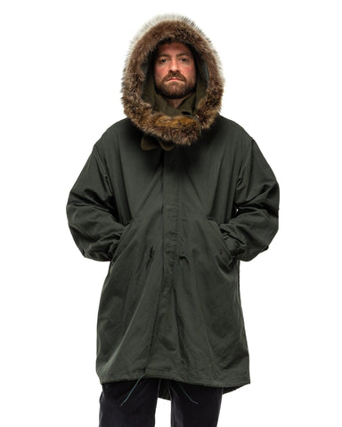 A.PRESSE U.S.ARMY M-65 Fishtail Parka Olive, Outerwear