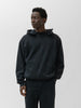 A.PRESSE Vintage Attached Snap Hood Sweat Parka Black, Hoodies