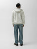 A.PRESSE Vintage Attached Snap Hood Sweat Parka Oatmeal, Hoodies