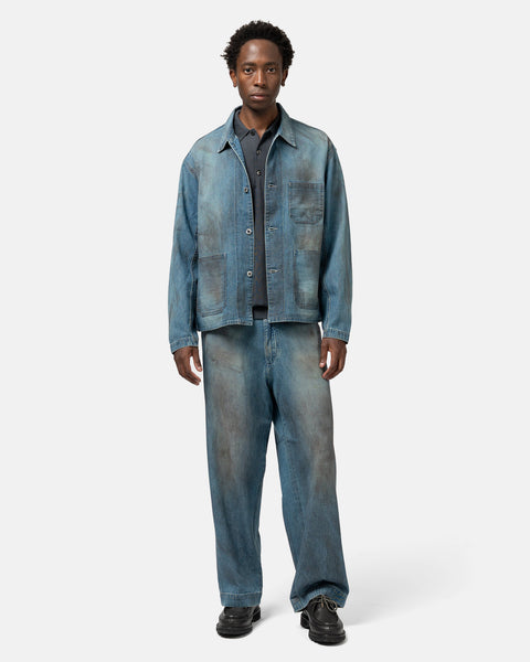 A.PRESSE Vintage Denim Coverall Jacket Indigo, Jackets