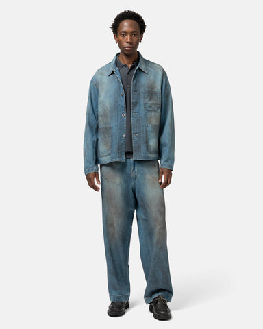A.PRESSE Vintage Denim Coverall Jacket Indigo, Jackets