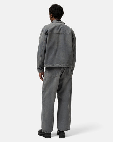 A.PRESSE Vintage Grey Denim Jacket, Trucker Jackets