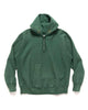 A.PRESSE Vintage Half Zip Sweat Hoodie Green, Sweaters