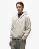 A.PRESSE Vintage Half Zip Sweat Hoodie Oatmeal, Sweaters