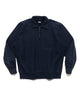 A.PRESSE Vintage Half Zip Sweat Shirt Navy, Sweaters