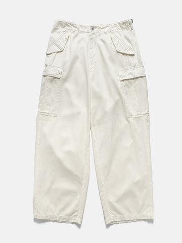 A.PRESSE Vintage US Army M-51 Field Pants White, Cargo Pants
