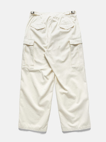 A.PRESSE Vintage US Army M-51 Field Pants White, Cargo Pants