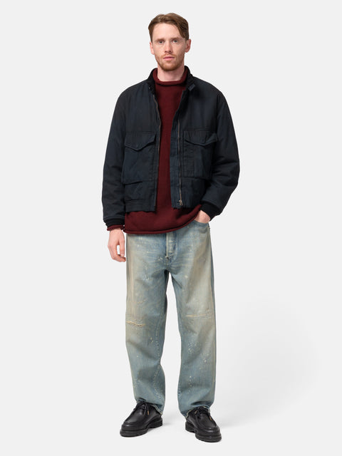 A.PRESSE-Vintage-US-Navy-Type-G-8-Flight-Jacket-Black-2