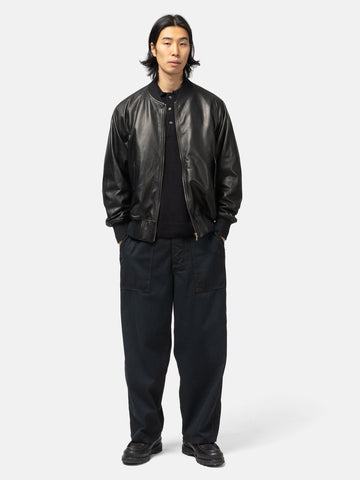 A.PRESSE Vintage Utility Pants Black, Pants