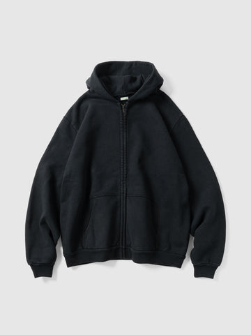 A.PRESSE Vintage Zip Sweat Hoodie Black, Hoodies