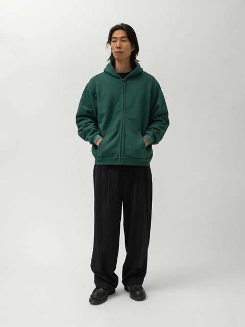 A.PRESSE Vintage Zip Sweat Hoodie Green, Hoodies