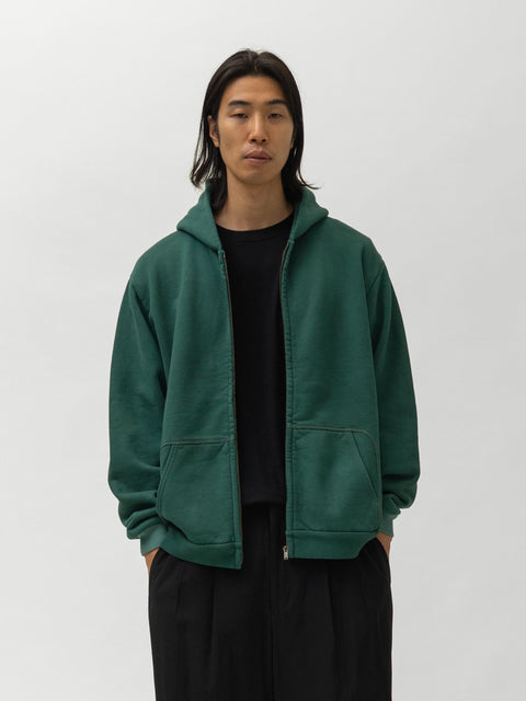 A.PRESSE Vintage Zip Sweat Hoodie Green, Hoodies